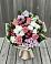 Букет цветов из: Альстромерии, Гвоздики, Розы и Хризантемы в Принцевке