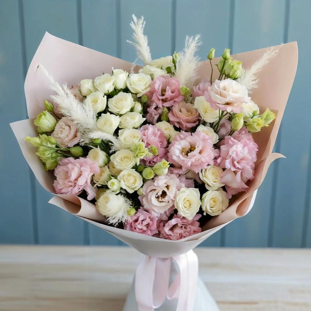 Букет цветов из: Альстромерии и Розы в Принцевке