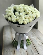Букет 35 Белых роз в Принцевке