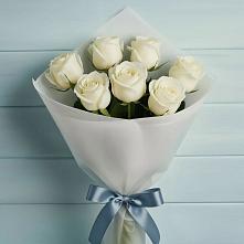 Букет 7 Белых роз Эдлесс Лав в Принцевке