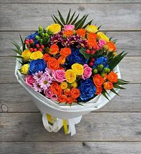 Букет цветов из:  Розы и Хризантемы #REPLACE_PRED# Принцевке