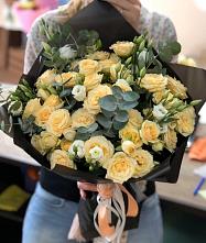 Букет цветов из:  Розы и Лизиантусы #REPLACE_PRED# Принцевке