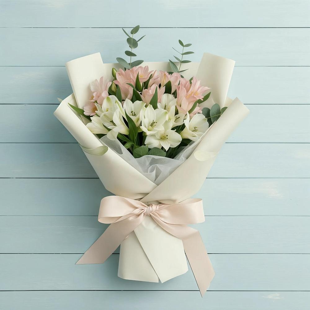 Букет цветов из: Альстромерии в Принцевке