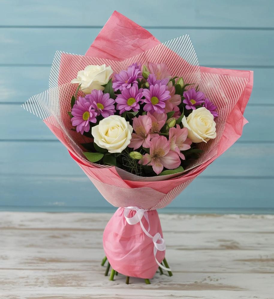 Букет цветов из: Герберы в Принцевке