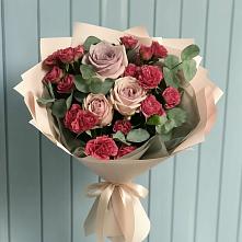 Букет цветов из:  Гвоздики и Розы в Принцевке