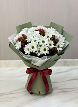 Букет цветов из:  Хризантемы #REPLACE_PRED# Принцевке