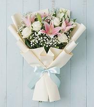 Букет цветов из:  Лилии #REPLACE_PRED# Принцевке